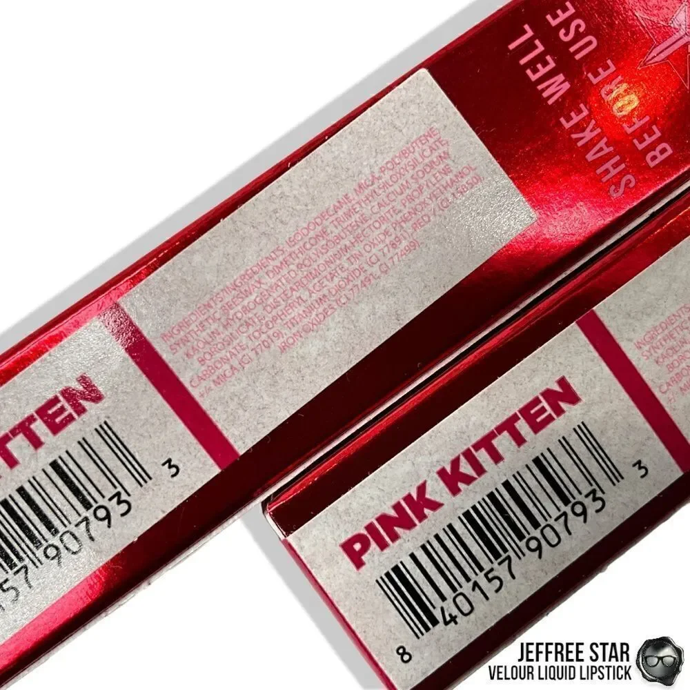 JEFFREE STAR VELOUR LIQUID LIPSTICK PINK KITTEN FULL PIGMENT LIP COLOR MAGENTA